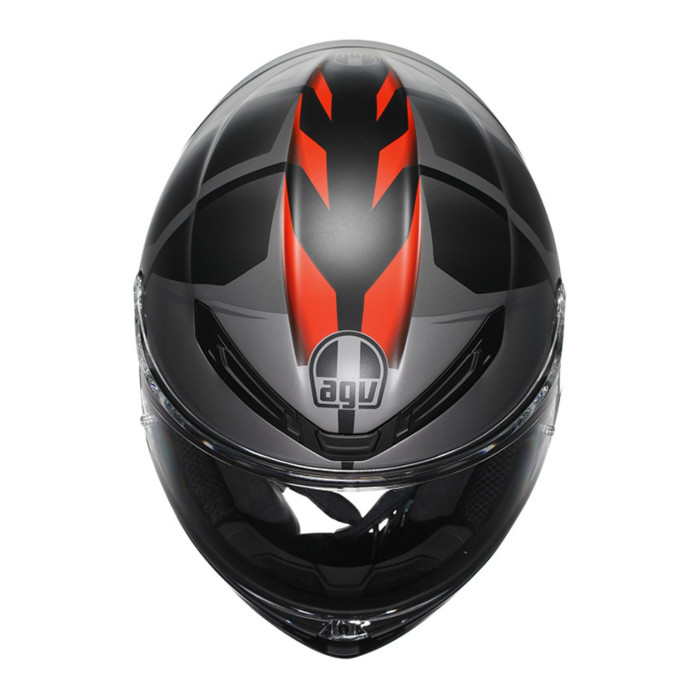 Casco Integrale Agv K6 S E2206 Mplk Graphic Karve Matt Black/gre