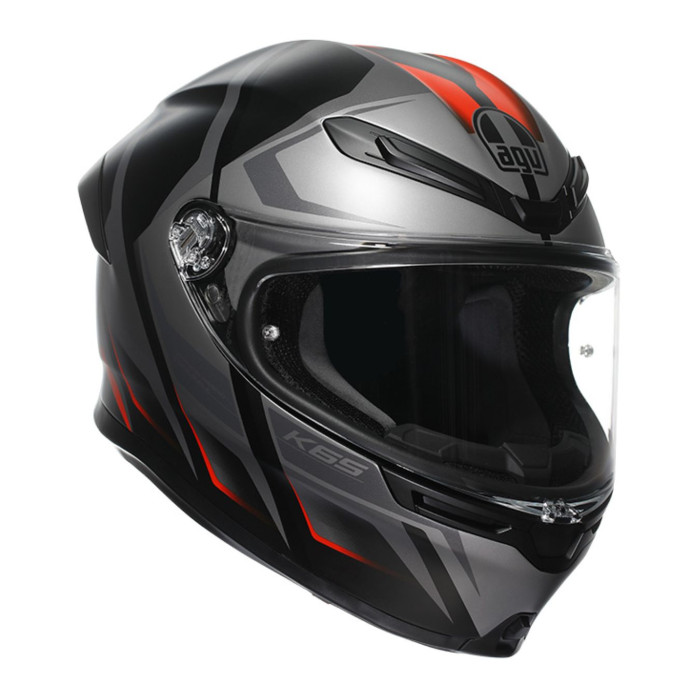 Casco Integrale Agv K6 S E2206 Mplk Graphic Karve Matt Black/gre