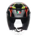 Casco Agv IridesE2206 Zurigo Black/red/yellow Flu