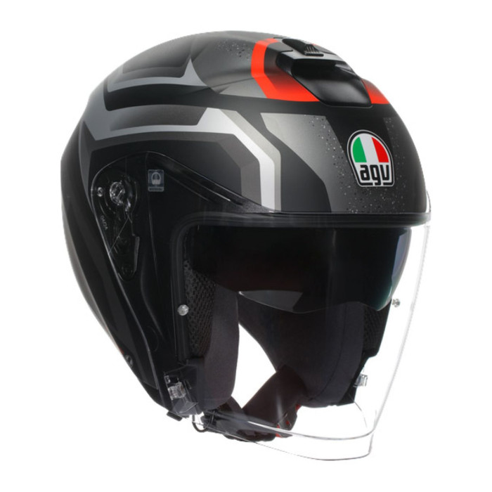 Casco Agv IridesE2206 Zurigo Matt Black/grey