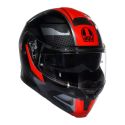 Casco Agv Streetmodular Ledro E2206 Mplk Black/red