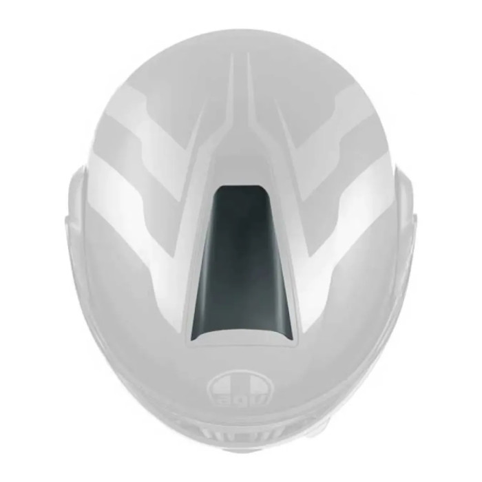 Agv Top Vent Slider Streetmodular Matt Silver