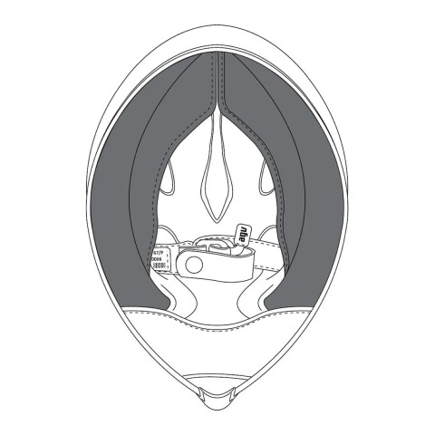 Agv Guanciali Pista Gp Rr Black/red