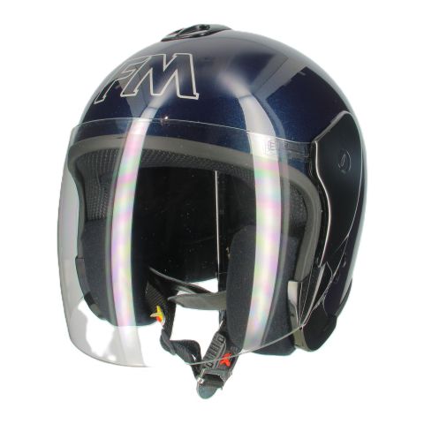 Casco Fm Jsmart Blu Metal