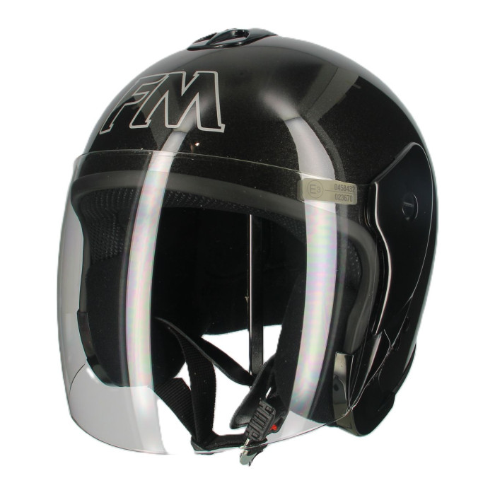 Casco Fm Jsmart Nero Metal