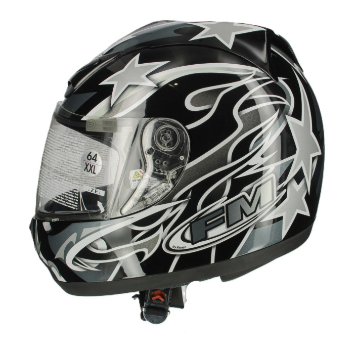 Casco Integrale Fm W10 Nero Fantasia