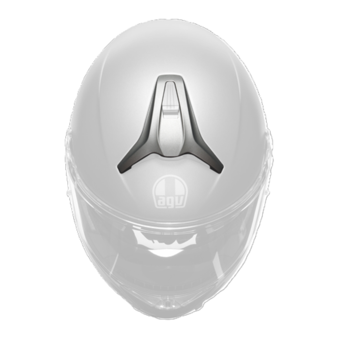 Agv Front Vent Cover Painted Tourmodular Matt Ardesia Grey