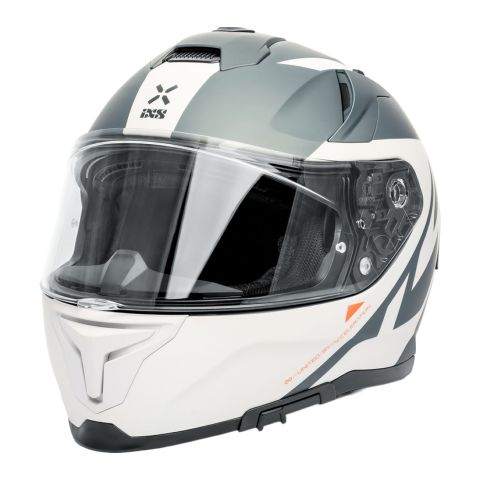 Casco Integrale Ixs Rapid 1.1 Bianco Opaco-grigio