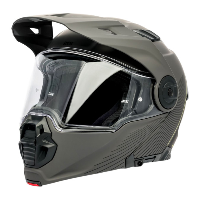 Casco Modulare Ixs Venture 1.0 Grigio Scuro Opaco-n