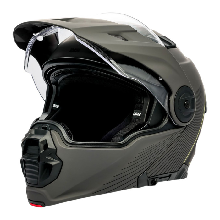 Casco Modulare Ixs Venture 1.0 Grigio Scuro Opaco-n