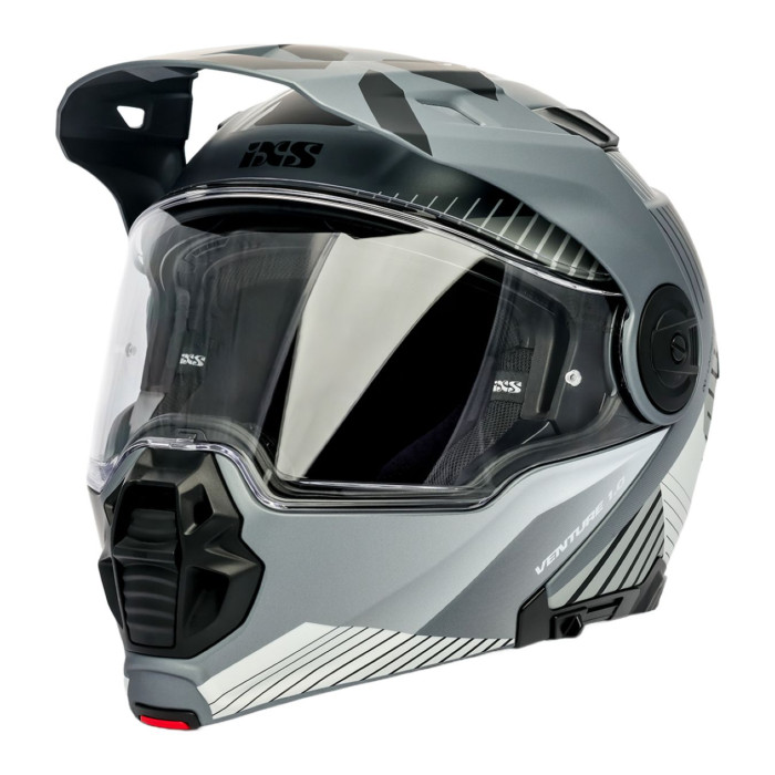 Casco Modulare Ixs Venture 1.0 Nero Opaco-grigio Sc