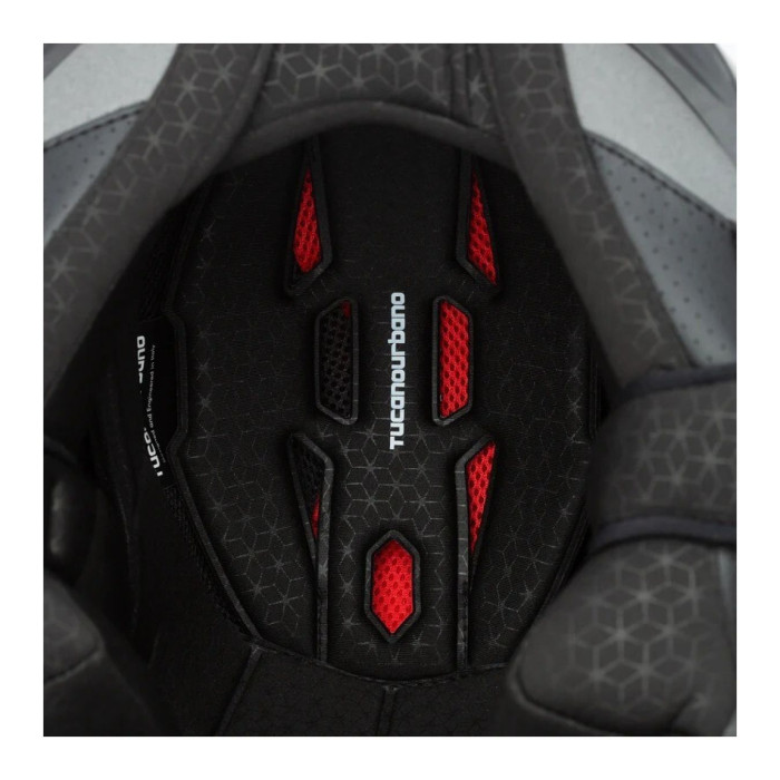 Interno Con Guanciali Per Casco Tucano Urbano Fastflip Nero