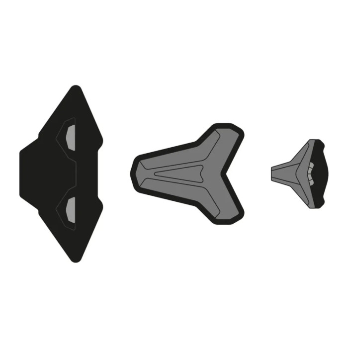 Kit Aerazione Per Tucano Urbano Fastflip: 3 Prese D'aria Matt Nardo Grey