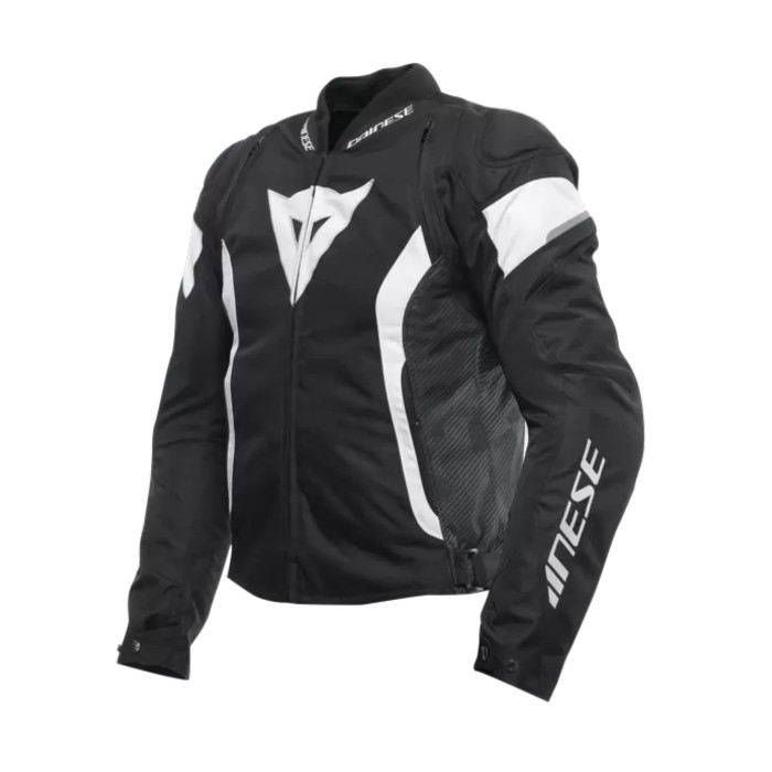 Giacca Moto Dainese Avro 5 Tex Jacket Black/white/black