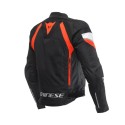 Giacca Moto Dainese Avro 5 Tex Jacket Black/red-fluo/white