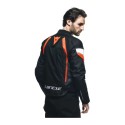 Giacca Moto Dainese Avro 5 Tex Jacket Black/red-fluo/white