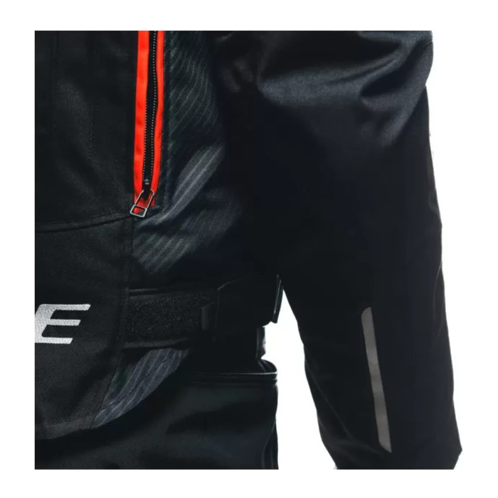 Giacca Moto Dainese Avro 5 Tex Jacket Black/red-fluo/white