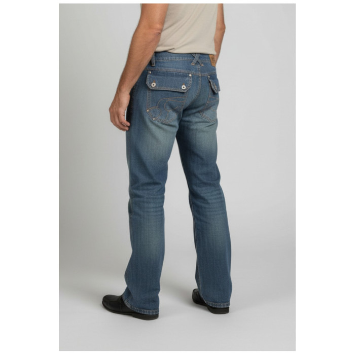 Jeans con Ixs Django 5 bolsillos protecciones azules