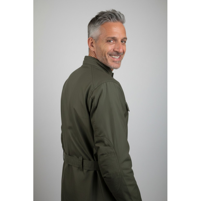 Giacca Ixs Tartan Verde Oliva