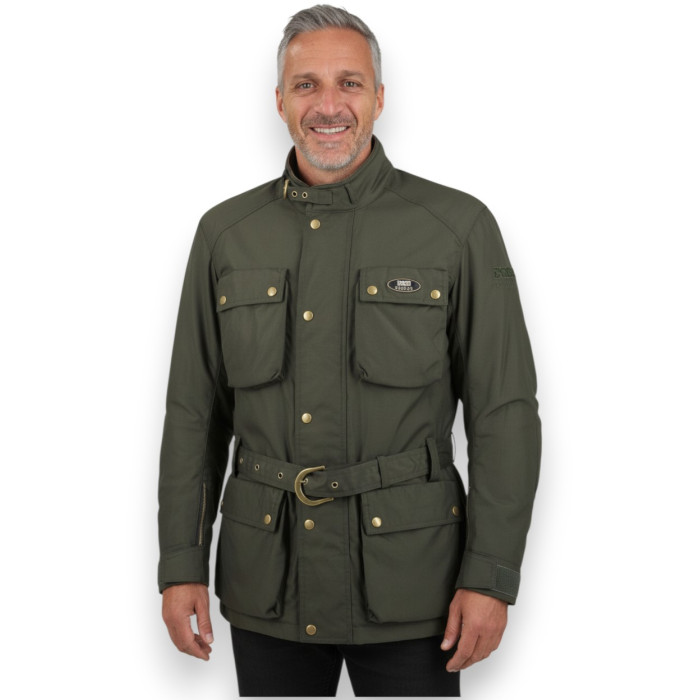 Giacca Ixs Tartan Verde Oliva