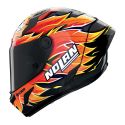 Casco Nolan X-804 Rs REPLICA IANNONE Rosso Arancione Giallo