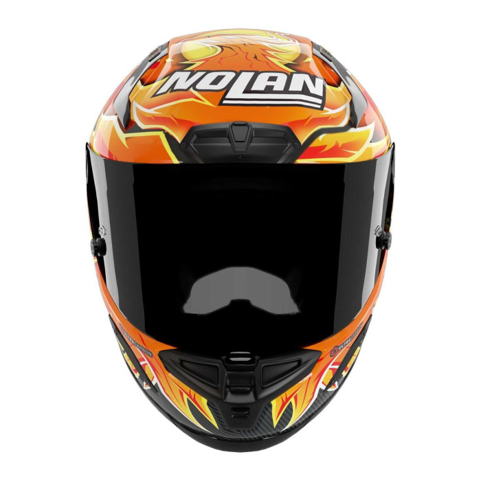 Casco Nolan X-804 Rs REPLICA IANNONE Rosso Arancione Giallo