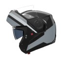 Casco Nolan N90-3 06 Roboto Nero Argento Bianco