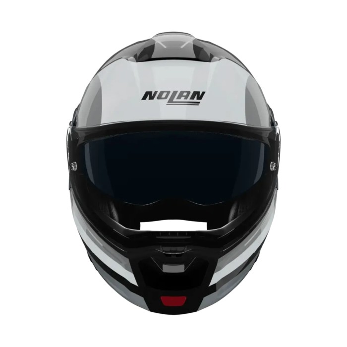 Casco Nolan N90-3 06 Roboto Nero Argento Bianco