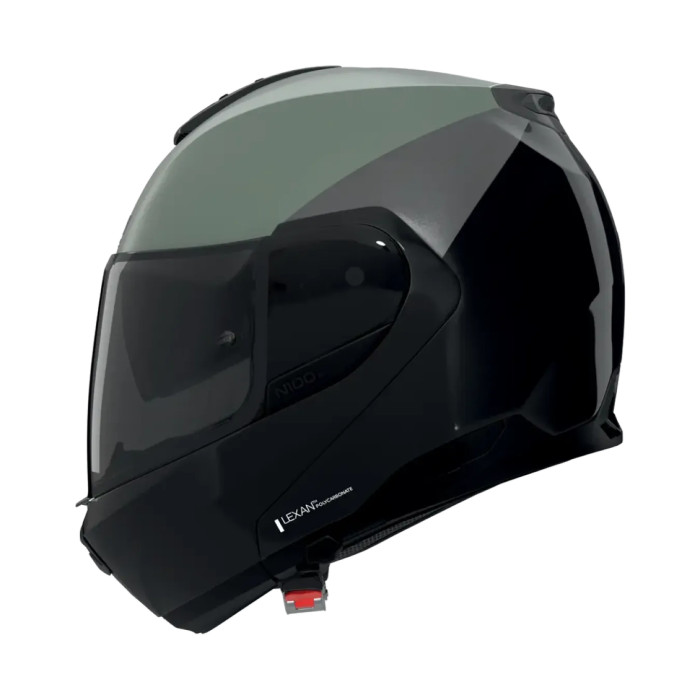 Casco Modulare Nolan N100-6 Verniciatura Speciale Verde Grigio Nero An