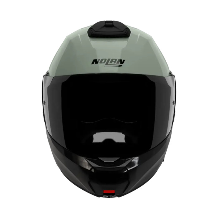 Casco Modulare Nolan N100-6 Verniciatura Speciale Verde Grigio Nero An