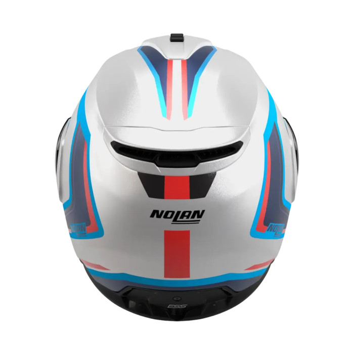 Casco Modulare Nolan N100-6 Radiante Bianco Blu Rosso