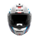 Casco Modulare Nolan N100-6 Radiante Bianco Blu Rosso