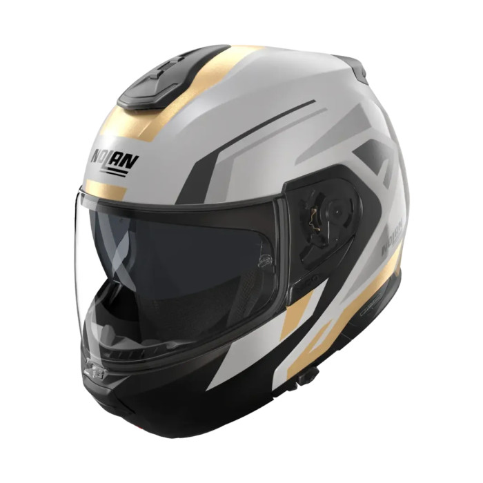 Casco Modulare Nolan N100-6 Cinetico Grigio Nero Antracite Oro