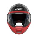 Casco Nolan N120-1 Blocco Nero Antracite Rosso