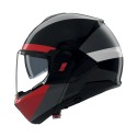 Casco Nolan N120-1 Blocco Nero Antracite Rosso