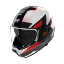 Casco Nolan N120-1 Ciclone Bianco Nero Rosso