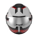 Casco Nolan N120-1 Ciclone Bianco Nero Rosso