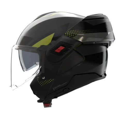 Casco Nolan N120-1 Ciclone Grigio Lava Nero Verde