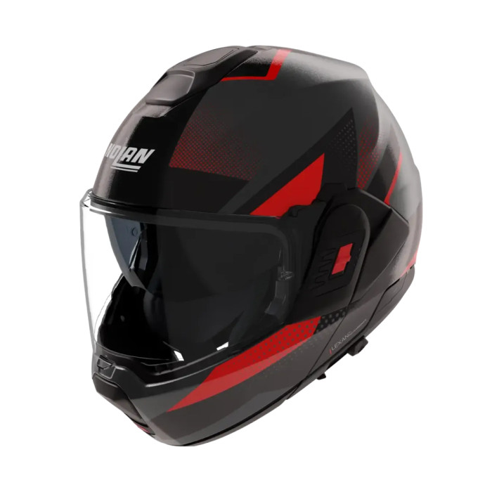 Casco Nolan N120-1 Ciclone Grigio Lava Nero Ros