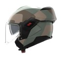 Casco Nolan N120-1 Omocromo Verde Marrone Sabbia