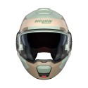 Casco Nolan N120-1 Omocromo Verde Marrone Sabbia