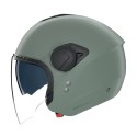 Casco Nolan N20-2 Visor Classico Nobile Verde Grigio