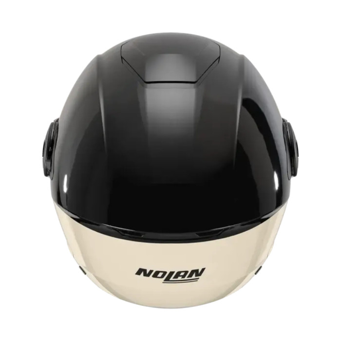 Casco Nolan N20-2 Visor Blocco Nero Avorio Verde An