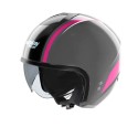 Casco Nolan N20-2 Dolce Vita Grigio Lava Fucsia