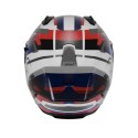Casco Nolan N60-6 Sport Corsa Bianco Blu Rosso