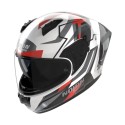 Casco Nolan N60-6 Sport Corsa Bianco Nero Rosso