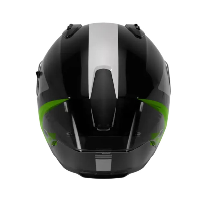 Casco Nolan N60-6 Sport Contrasto Nero Verde Fluo