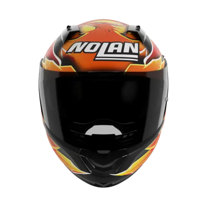 Casco Nolan N60-6 Sport Replica Iannone Nero Rosso Arancione