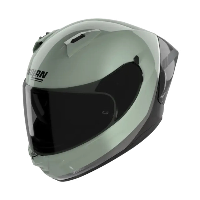 Casco Nolan N60-6 Sport Verniciatura Speciale Verde Grigio Nero An