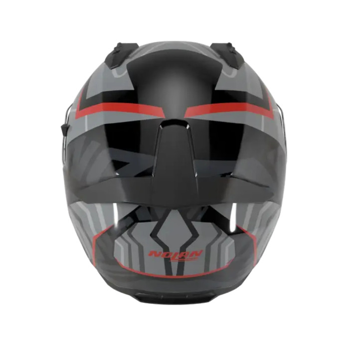 Casco Nolan N60-6 Eclettico Nero Grigio Rosso